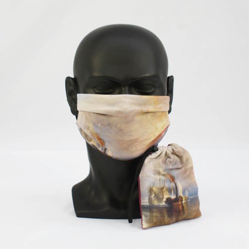 ‘The Fighting Temeraire’ – Joseph Mallord William Turner – National Gallery Three Layer Face Mask and Bag Bundle