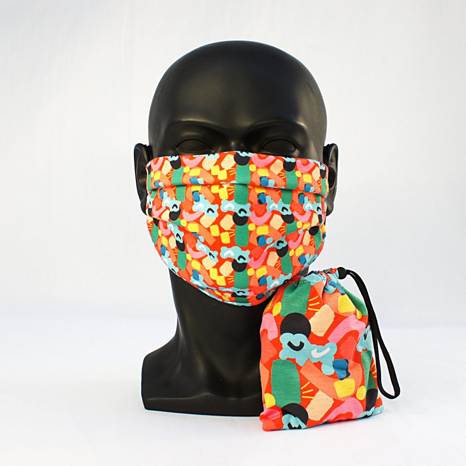 Happy Orange FM10 Face Mask & Bag - RUDE designs