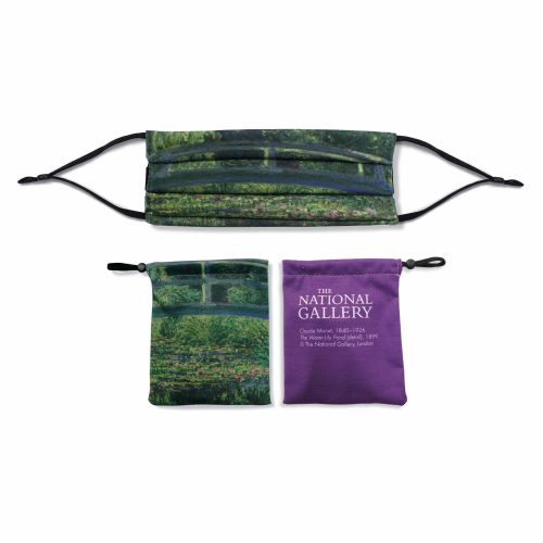 ‘The Water-Lily Pond’ – Claude Monet – National Gallery Three Layer Face Mask and Bag Bundle