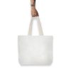 Organic Large Tote Bag - Natural Handles & Lining - 308gsm