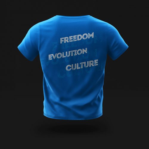 Freedom Evolution Deep Sea Blue T-Shirt – Natural Selection