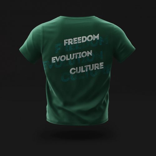 Freedom Evolution Emerald Green T-Shirt – Natural Selection